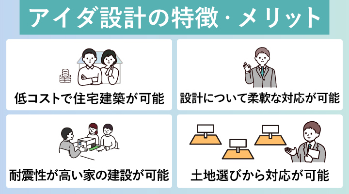 アイダ設計の特徴・メリット