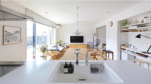 一条工務店建築事例の住宅の内観